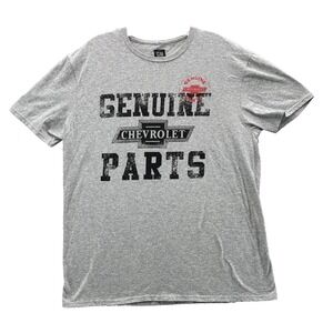 Chevrolet GM T-Shirt‎ Mens Large Gray Workwear Outdoors Gorpcore Dadcore Classic